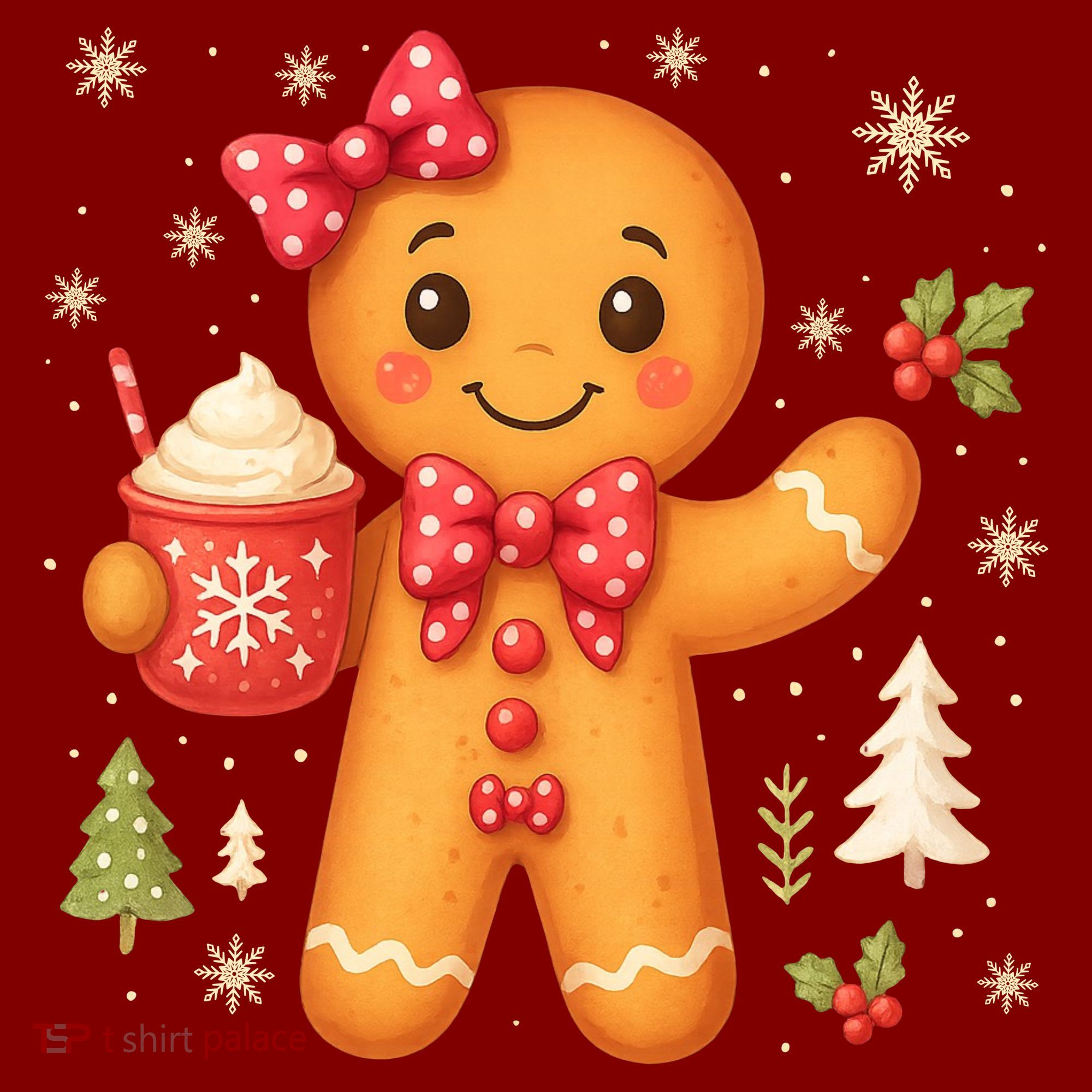 Cute Gingerbread Christmas Snow Cute Gifts Hat