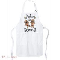 Creepy Gingerbread Cookies For Krampus Xmas Goth Holiday Apron thumb 0