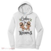 Creepy Gingerbread Cookies For Krampus Xmas Goth Holiday Women's Hoodie thumb 0