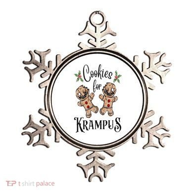 Creepy Gingerbread Cookies For Krampus Xmas Goth Holiday Ornament