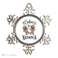 Creepy Gingerbread Cookies For Krampus Xmas Goth Holiday Ornament thumb 0