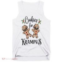 Creepy Gingerbread Cookies For Krampus Xmas Goth Holiday Tank Top thumb 0