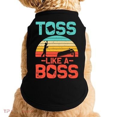Cornhole Gift Cool Cornhole Toss Like A Boss Doggie Tank