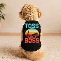 Cornhole Gift Cool Cornhole Toss Like A Boss Doggie Tank thumb 2