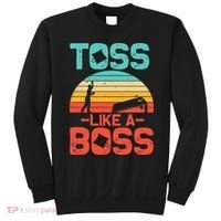 Cornhole Gift Cool Cornhole Toss Like A Boss Sweatshirt thumb 0