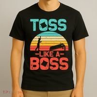 Cornhole Gift Cool Cornhole Toss Like A Boss T-Shirt thumb 3