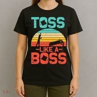 Cornhole Gift Cool Cornhole Toss Like A Boss T-Shirt thumb 4