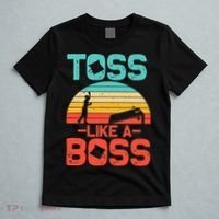 Cornhole Gift Cool Cornhole Toss Like A Boss T-Shirt thumb 5