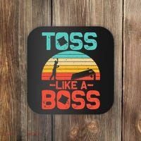 Cornhole Gift Cool Cornhole Toss Like A Boss Coaster thumb 0