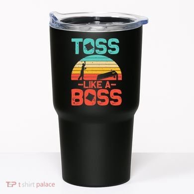 Cornhole Gift Cool Cornhole Toss Like A Boss Tumbler