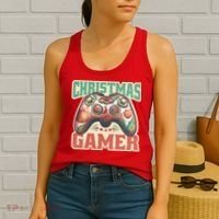 Christmas Gamer Women's Tank Top thumb 2