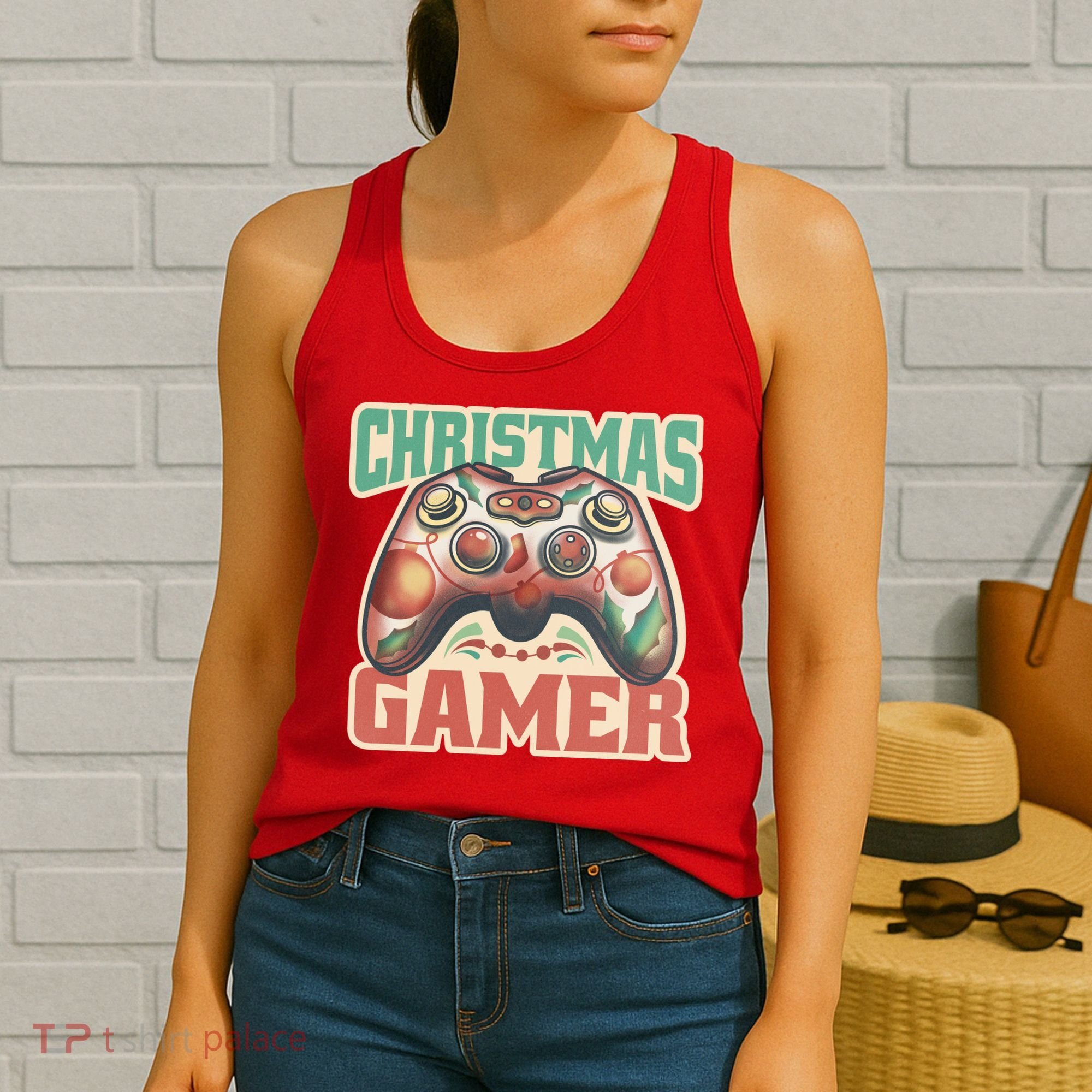 Christmas Gamer Women's Tank Top