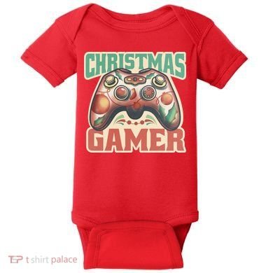 Christmas Gamer Baby Bodysuit