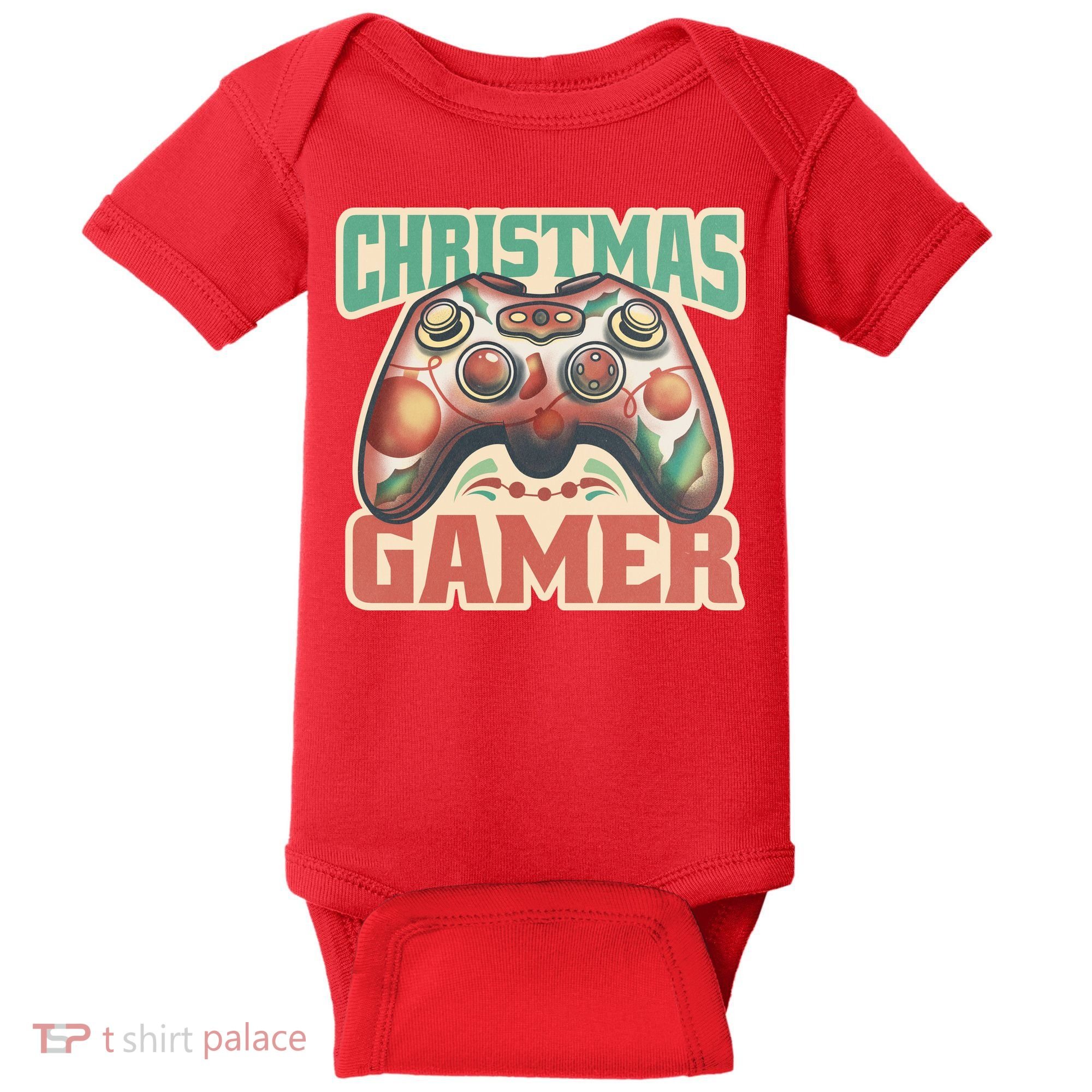 Christmas Gamer Baby Bodysuit