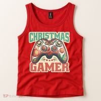 Christmas Gamer Tank Top thumb 2