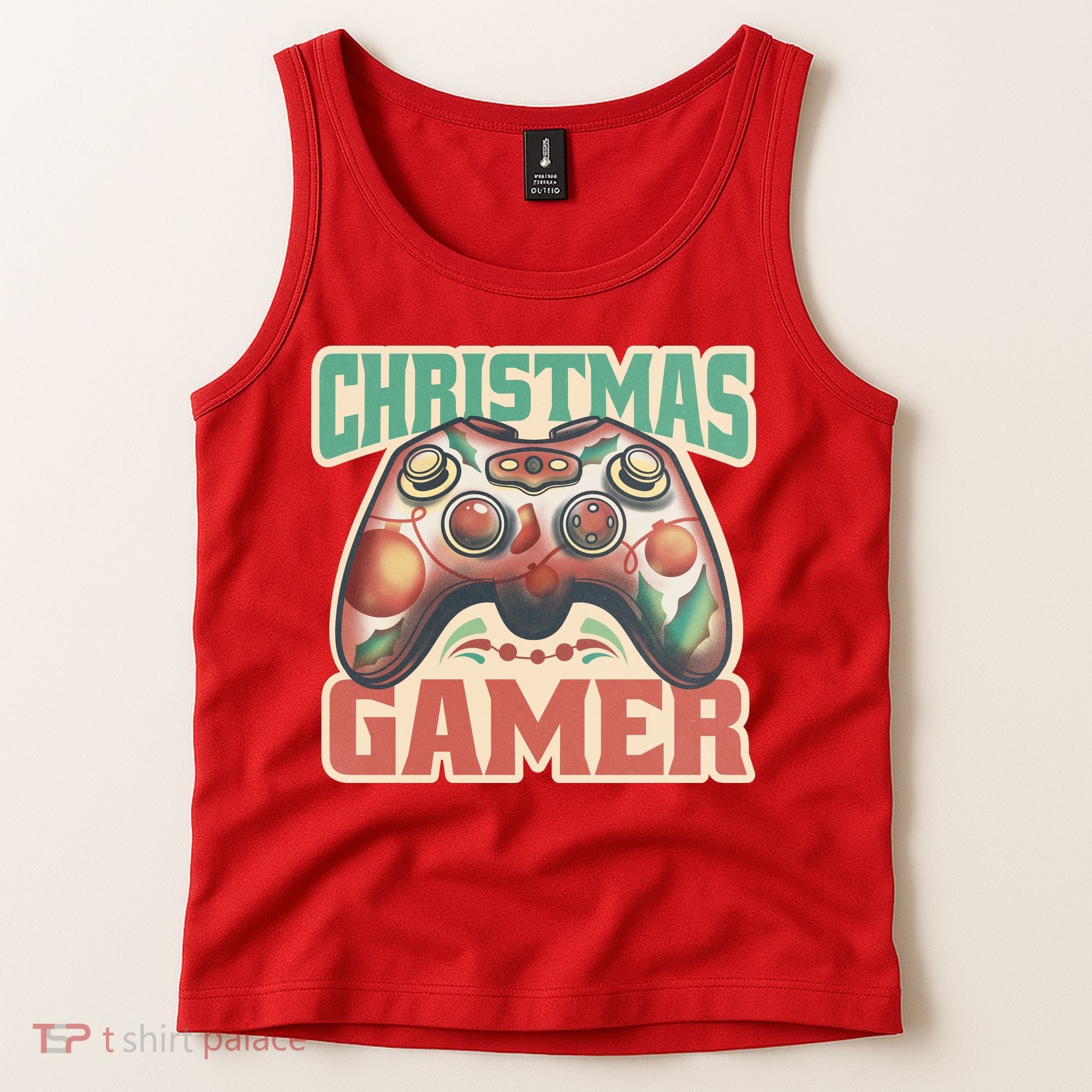 Christmas Gamer Tank Top