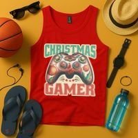 Christmas Gamer Tank Top thumb 4