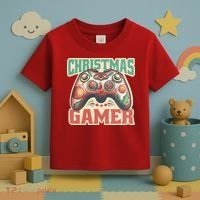 Christmas Gamer Toddler T-Shirt thumb 3