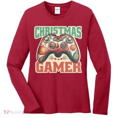 Christmas Gamer Women's Long Sleeve Shirt