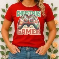 Christmas Gamer Women's T-Shirt thumb 2
