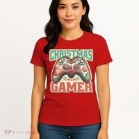 Christmas Gamer Women's T-Shirt thumb 4