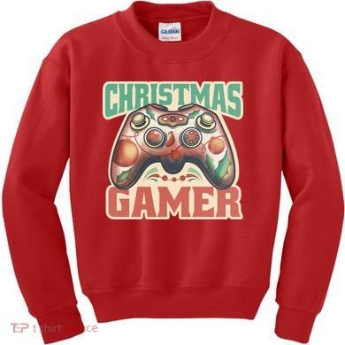 Christmas Gamer Kids Sweatshirt