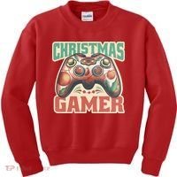 Christmas Gamer Kids Sweatshirt thumb 0