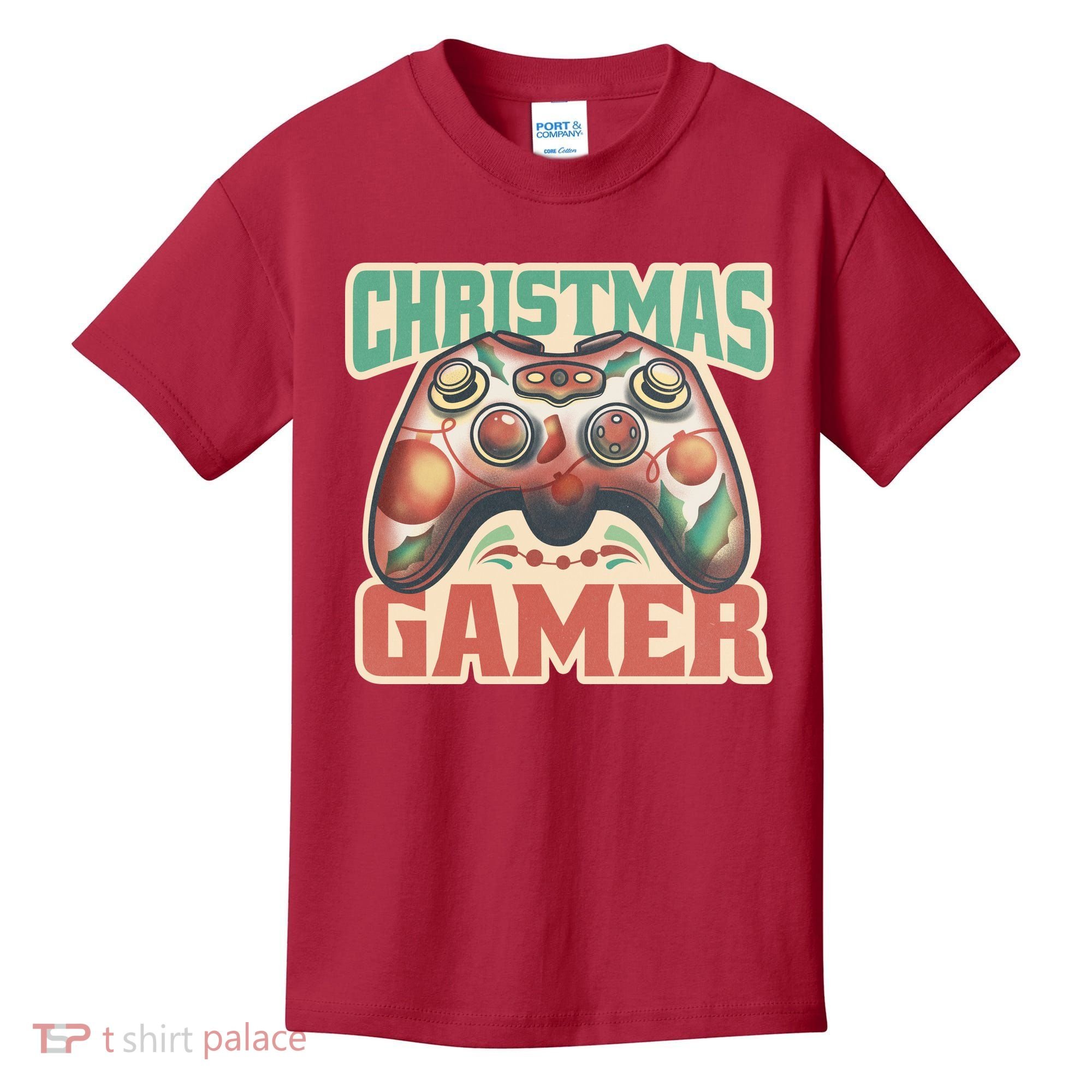 Christmas Gamer Kids T-Shirt