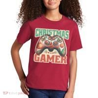 Christmas Gamer Kids T-Shirt thumb 2