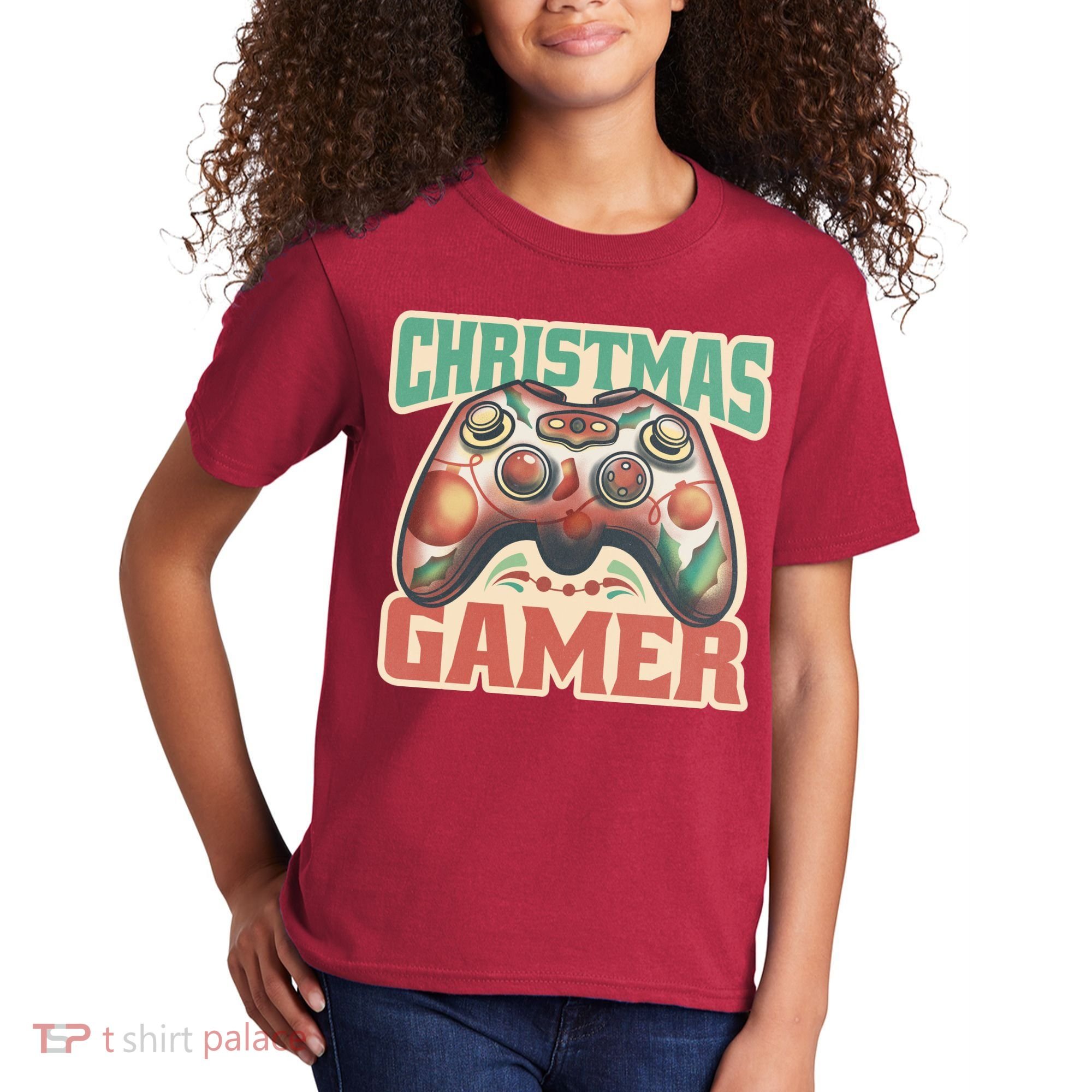 Christmas Gamer Kids T-Shirt