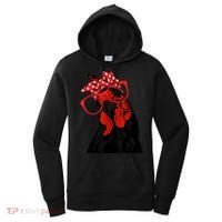 Cute Girl Chicken With Bandana Headband And Glasses Cool Gift Women's Hoodie thumb 0