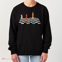 Chess Grandmaster Checkerboard Chess Board Checkmate Chess Women's Sweatshirt thumb 0