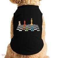 Chess Grandmaster Checkerboard Chess Board Checkmate Chess Doggie Tank thumb 0