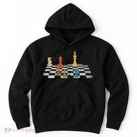 Chess Grandmaster Checkerboard Chess Board Checkmate Chess Hoodie thumb 0