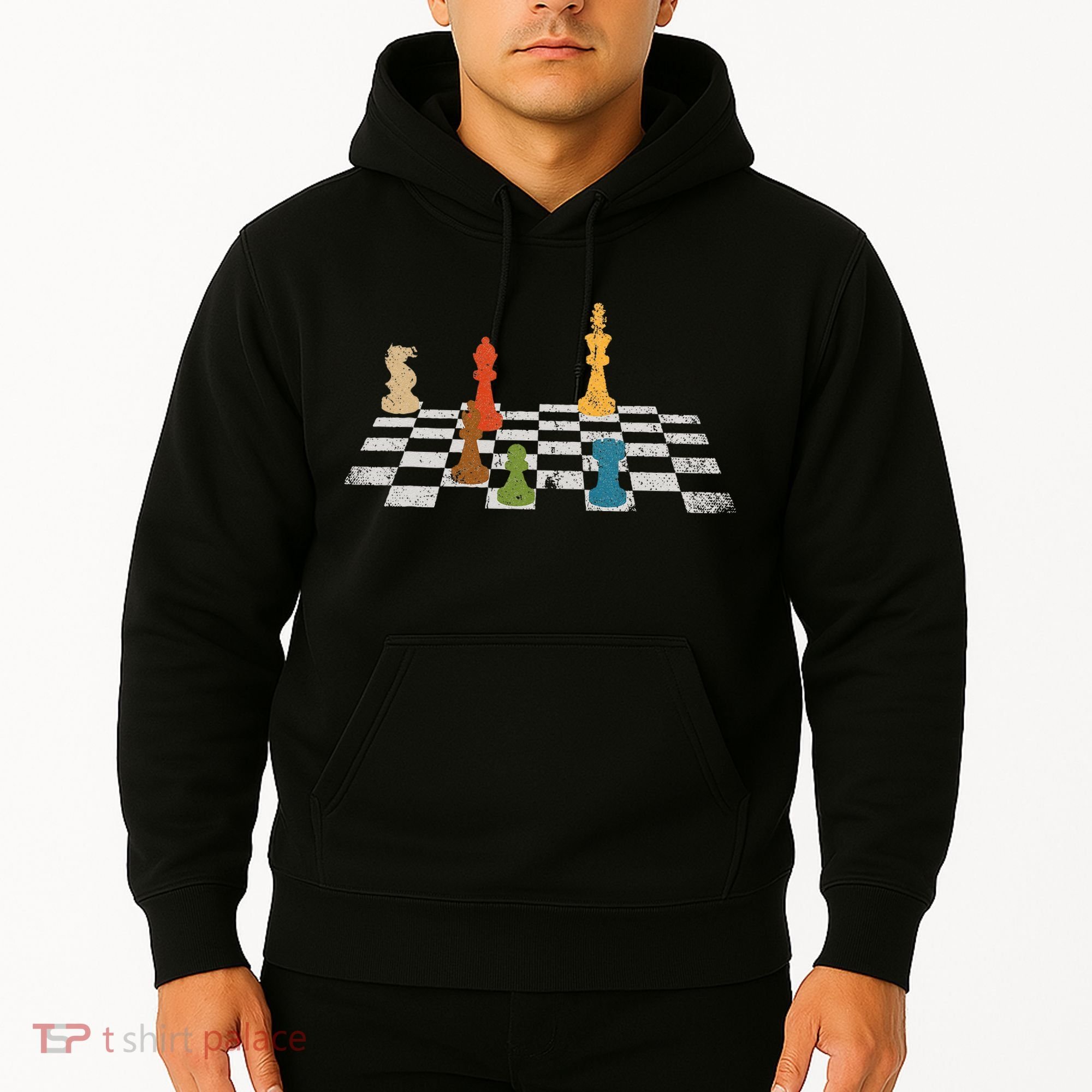 Chess Grandmaster Checkerboard Chess Board Checkmate Chess Hoodie