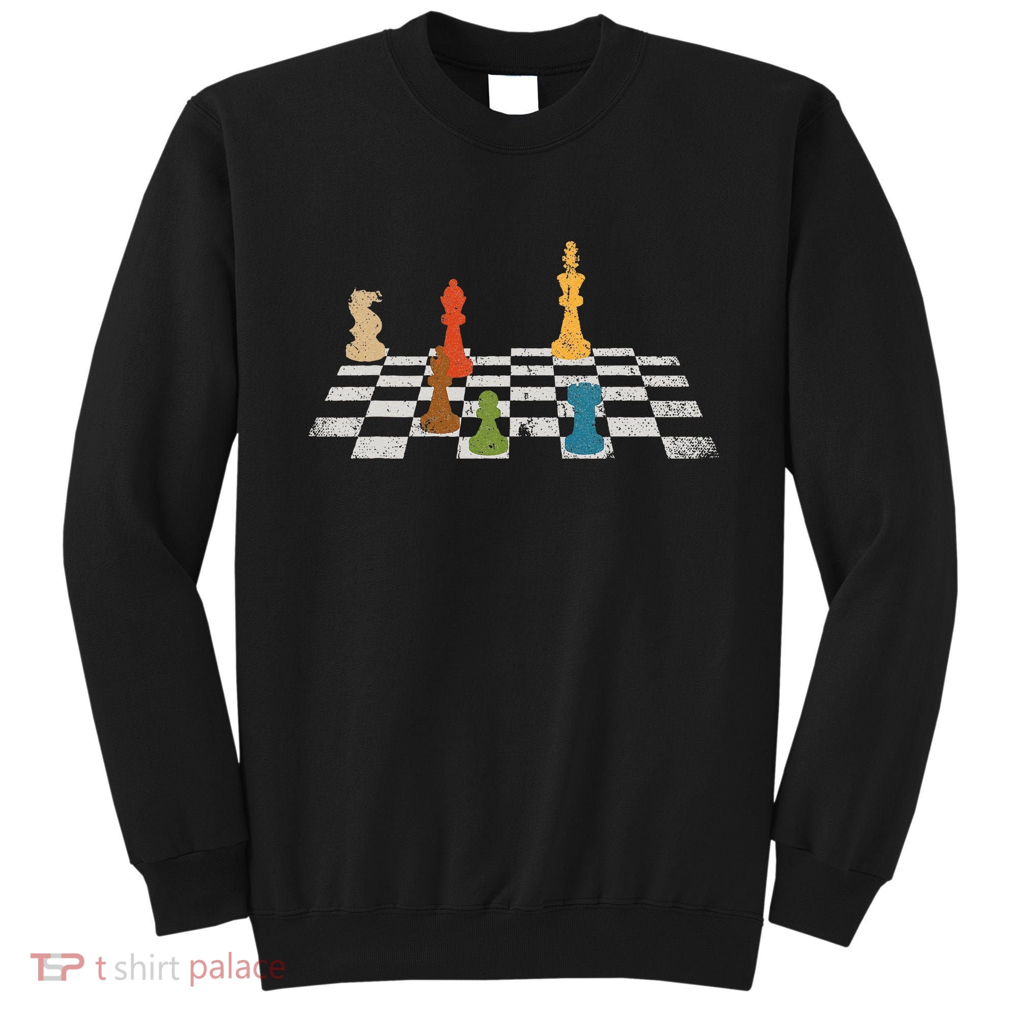 Chess Grandmaster Checkerboard Chess Board Checkmate Chess Sweatshirt