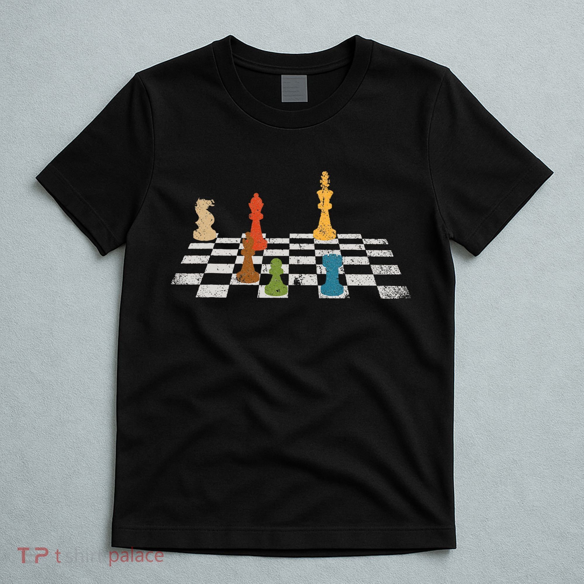 Chess Grandmaster Checkerboard Chess Board Checkmate Chess T-Shirt
