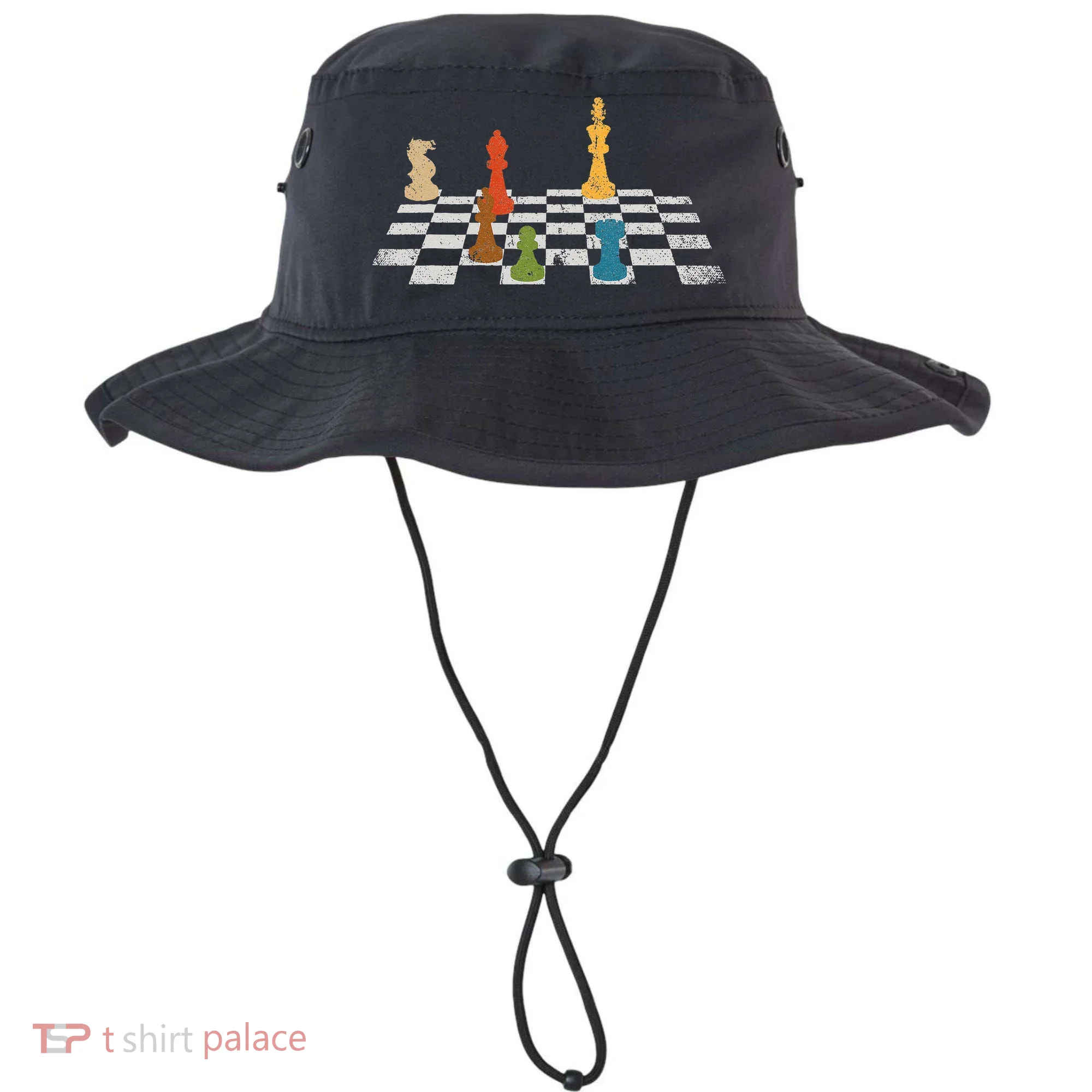 Chess Grandmaster Checkerboard Chess Board Checkmate Chess Bucket Hat