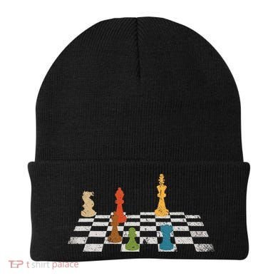 Chess Grandmaster Checkerboard Chess Board Checkmate Chess Beanie