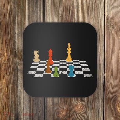 Chess Grandmaster Checkerboard Chess Board Checkmate Chess Coaster