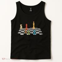 Chess Grandmaster Checkerboard Chess Board Checkmate Chess Tank Top thumb 2