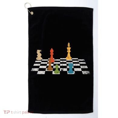 Chess Grandmaster Checkerboard Chess Board Checkmate Chess Golf Towel