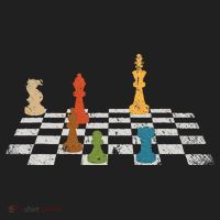 Chess Grandmaster Checkerboard Chess Board Checkmate Chess Golf Towel thumb 3