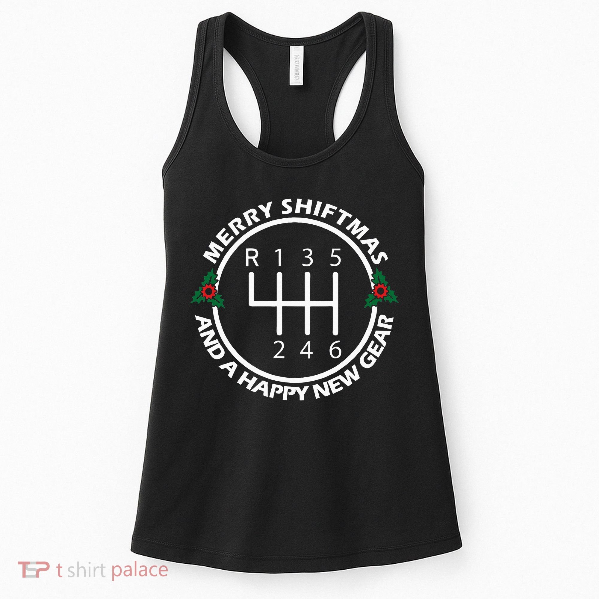 Car Guy Christmas Funny Auto Racing Mechanic Manual Carguy Women's Tank Top