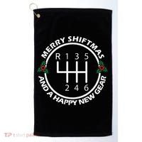 Car Guy Christmas Funny Auto Racing Mechanic Manual Carguy Golf Towel thumb 0