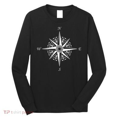 Compass Graphic Long Sleeve Shirt