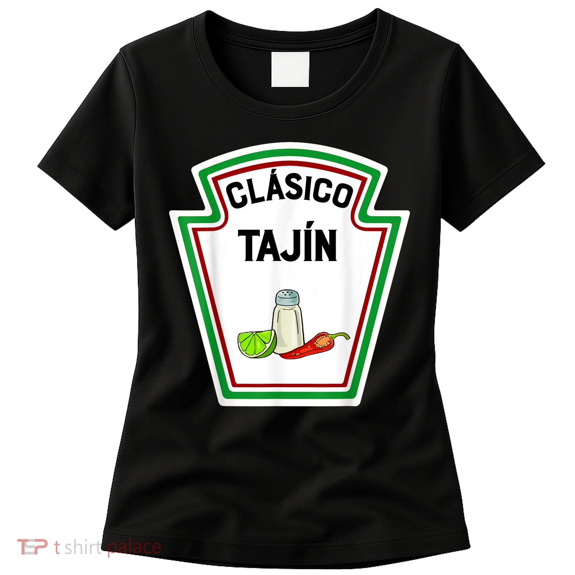 Cute Group Condiments Halloween Costume Family CláSico TajíN Women's T-Shirt