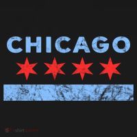 Chicago Gift Chicago Flag Gift USA-Made Doggie Bandana thumb 2