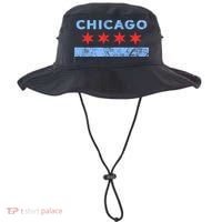 Chicago Gift Chicago Flag Gift Bucket Hat thumb 0