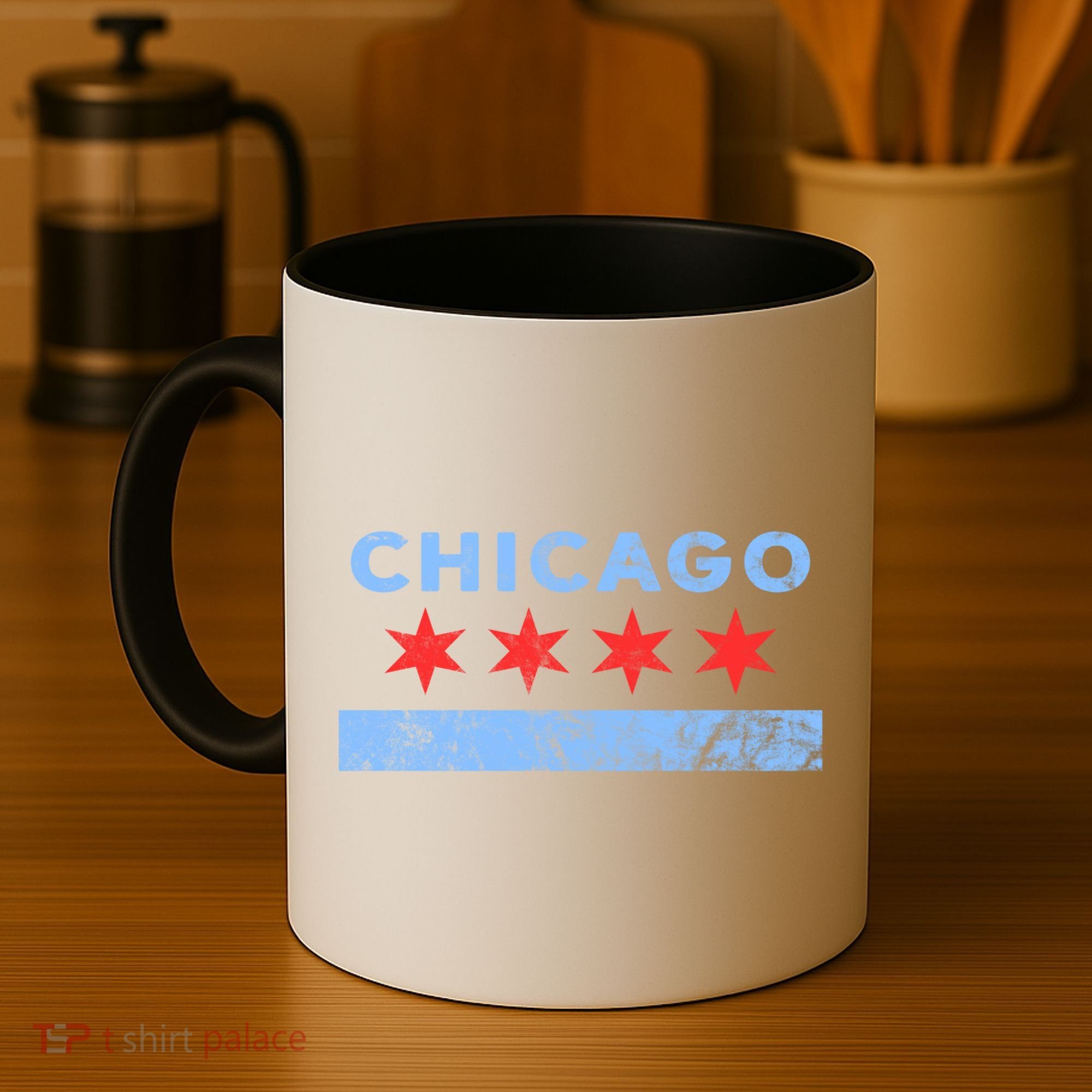 Chicago Gift Chicago Flag Gift Coffee Mug